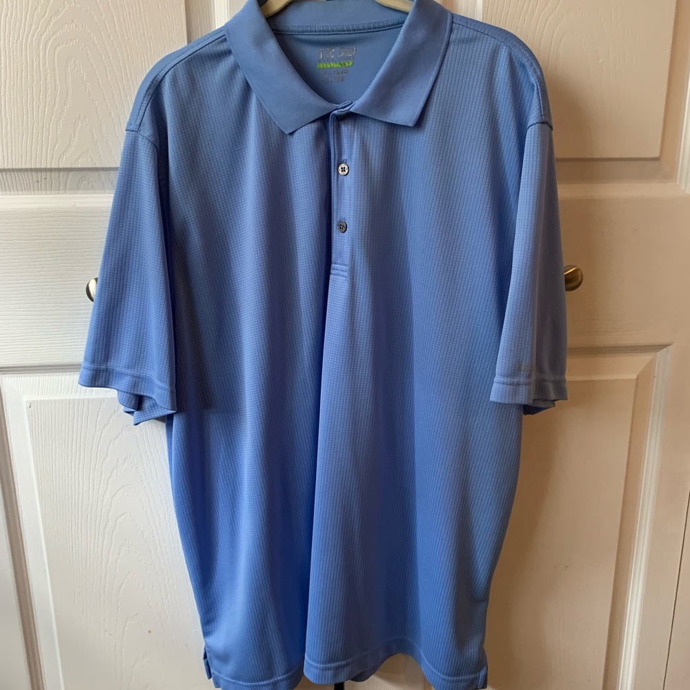 Izod Mens Polo, XXL, Blue,